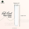 Wall Hanging Test Tube (Tri Set) With Plants