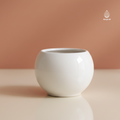 White Ceramic pot 2