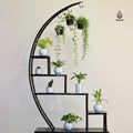 Moon Shape Stand with Plant